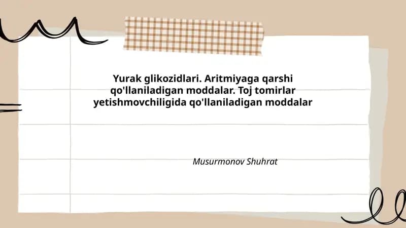Yurak glikozidlari