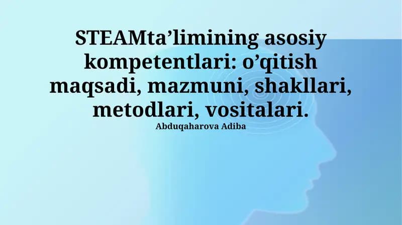 STEAM Ta'limi
