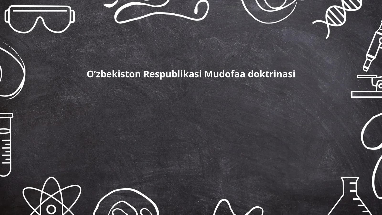 O’zbekiston Respublikasi Mudofaa doktrinasi