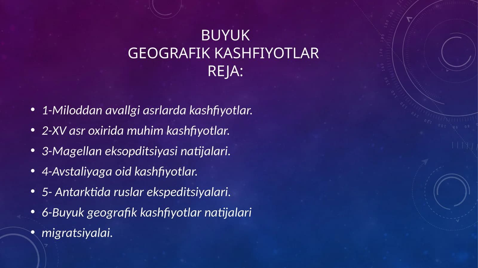 BuyukGeografik Kashfiyotlar
