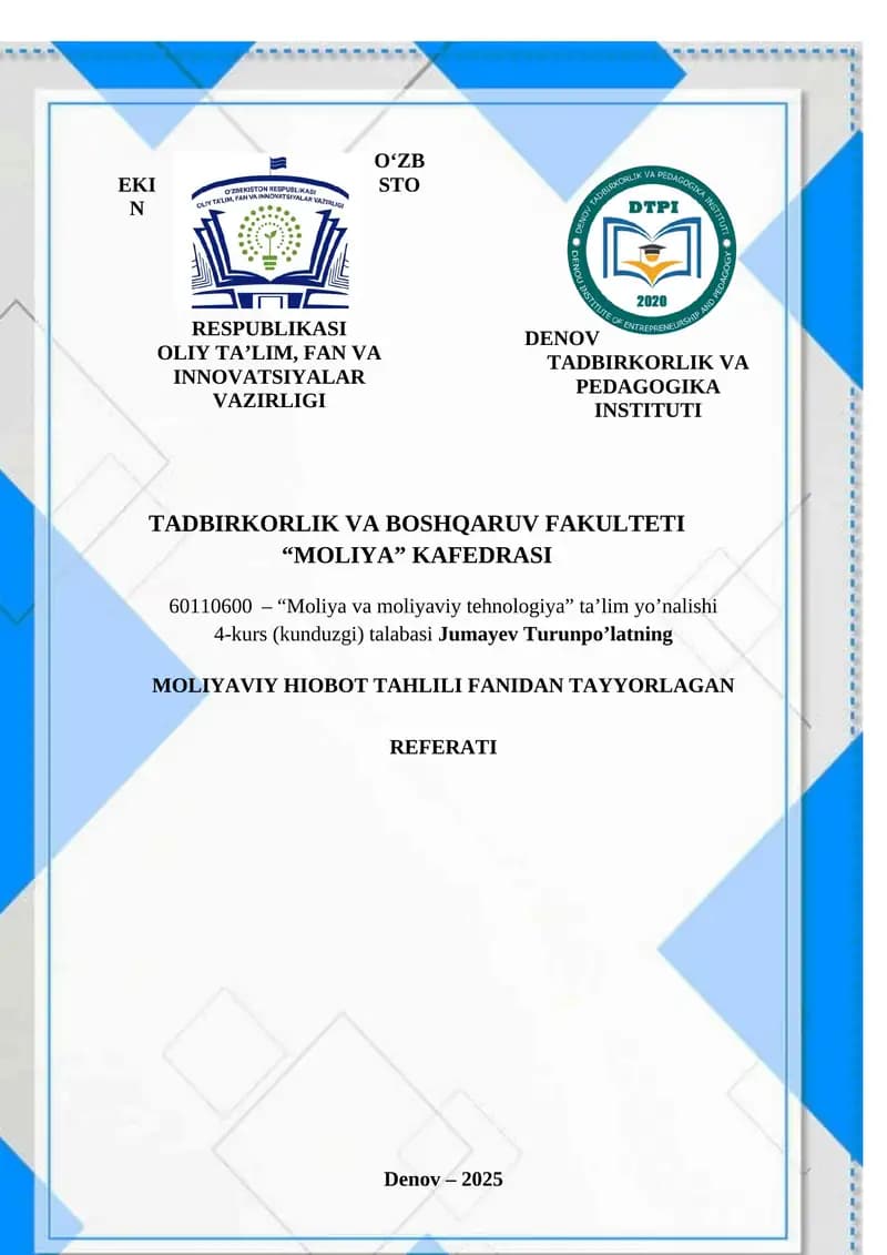 Ishlab chiqarish quvvatlari tahlili