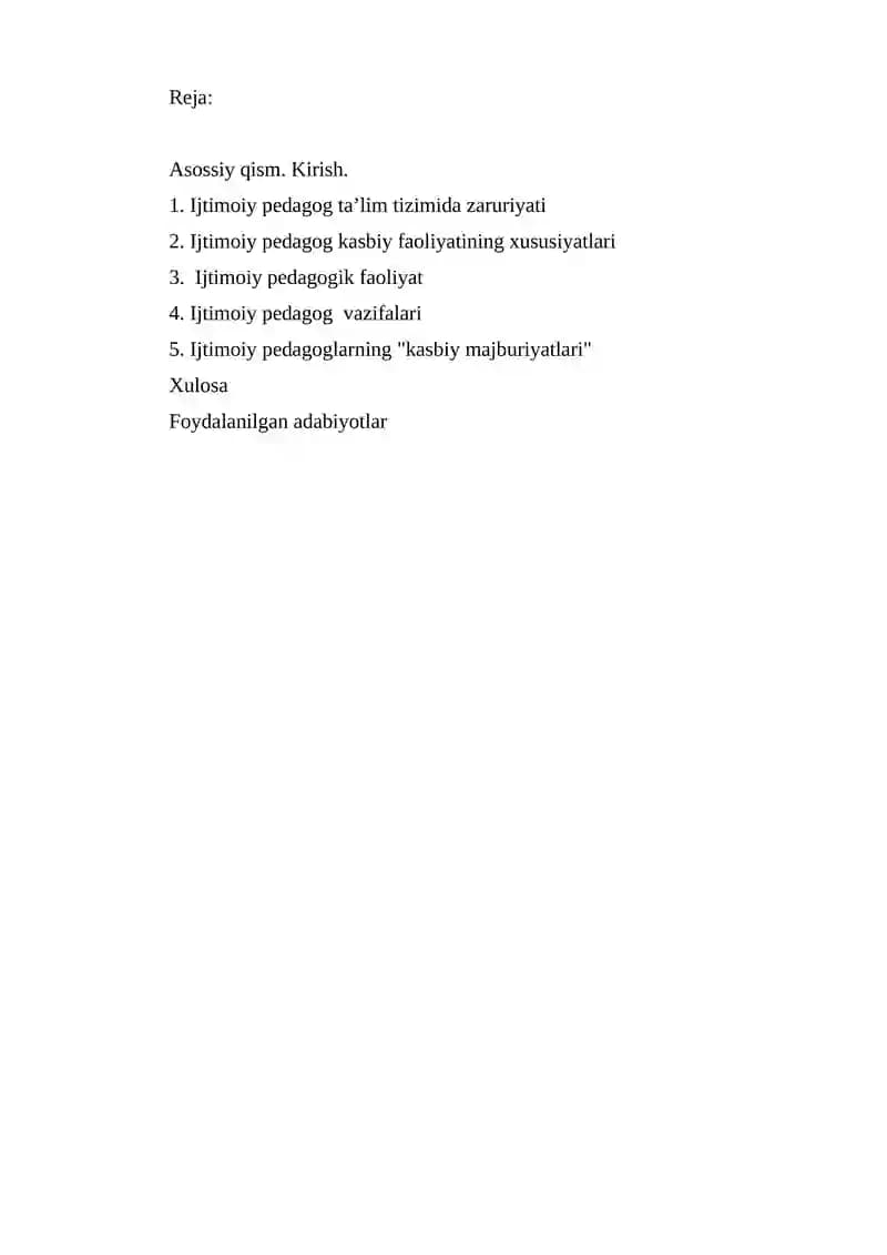 Ijtimoiy Pedagogika