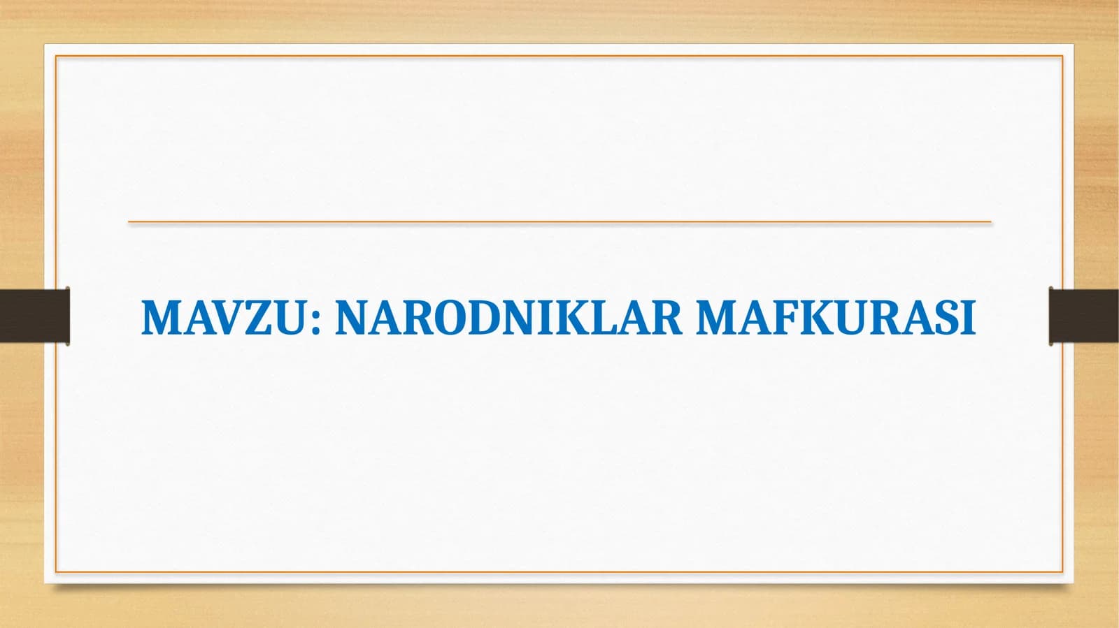 NARODNIKLAR MAFKURASI