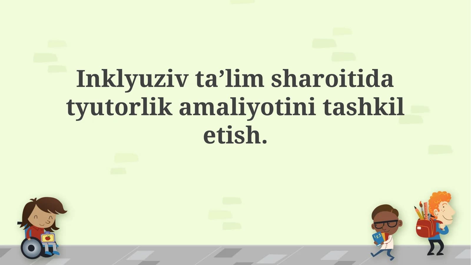 Inklusiv ta'lim amaliyoti