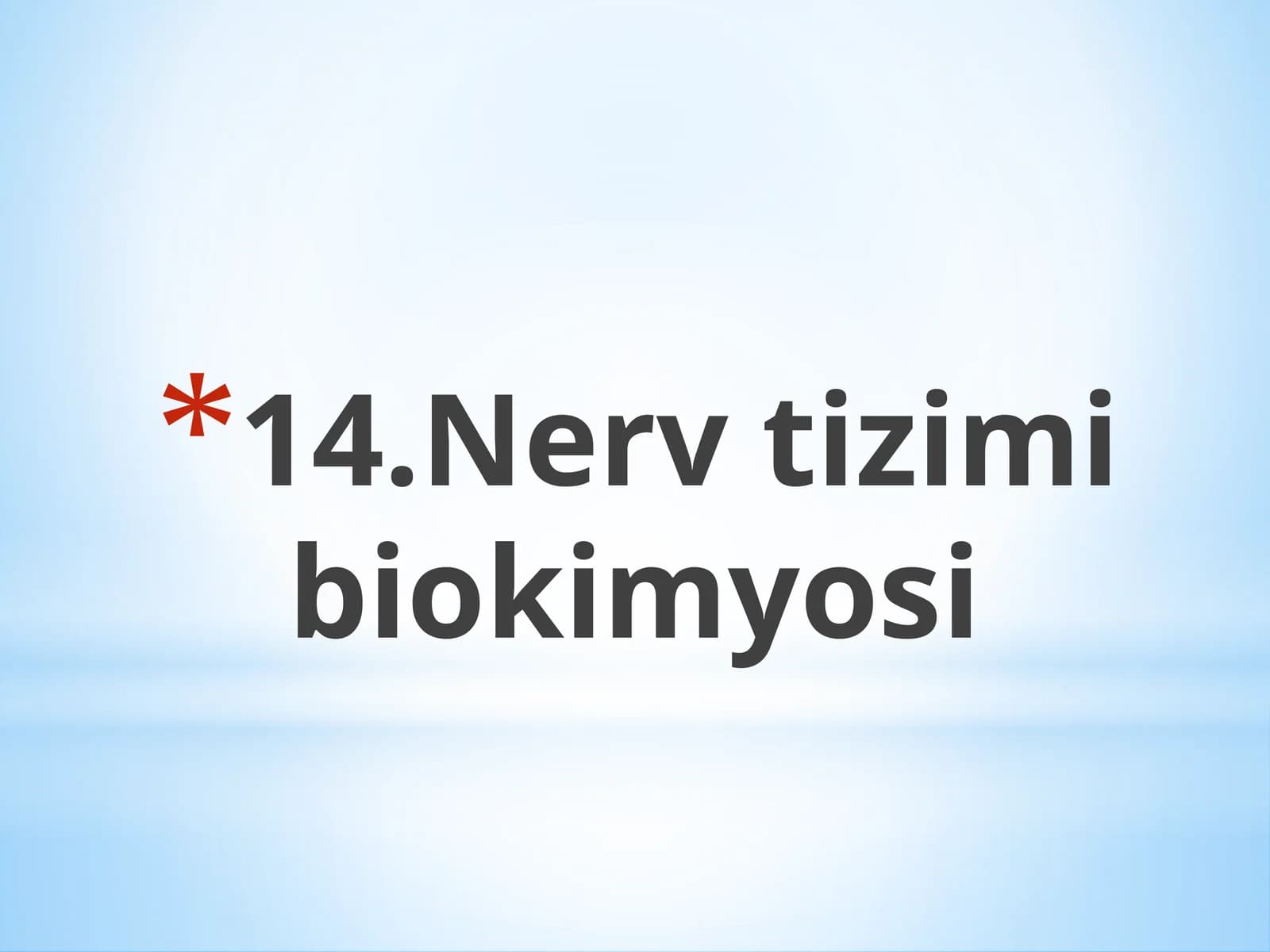 Nervtizimibiokimyosi