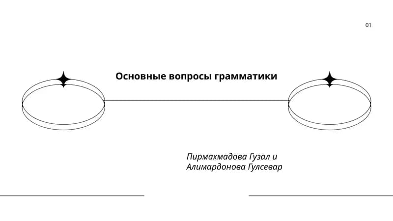 Основные вопросы грамматики