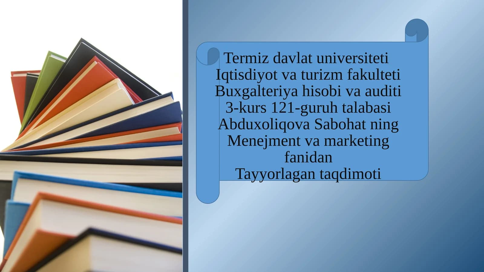 MARKETINGDA KOMMUNIKATSION SIYOSAT