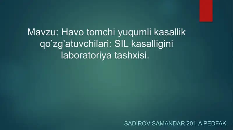 SIL kasalligi