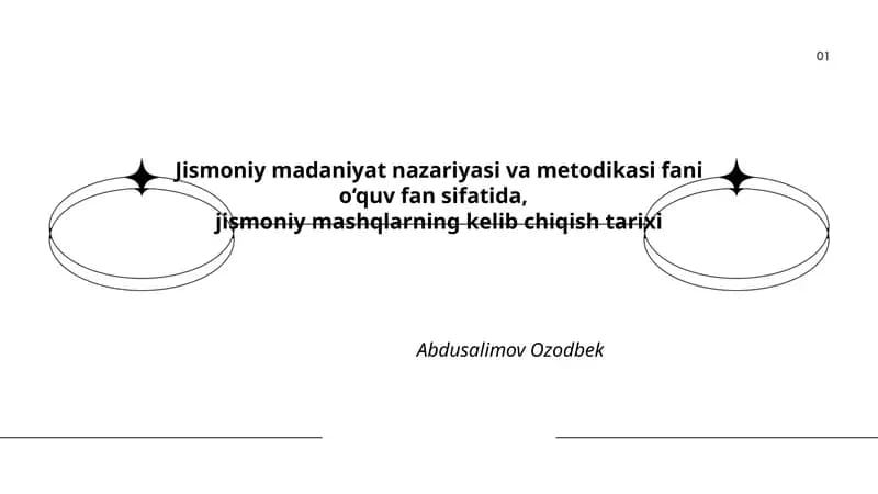 Jismoniy madaniyat nazariyasi va metodikasi fani o‘quv fan sifatida