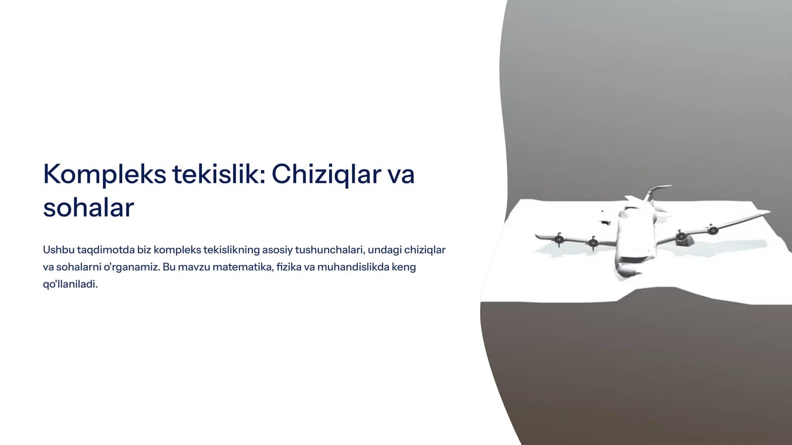kompleks tekislik chiziqlar va sohalar