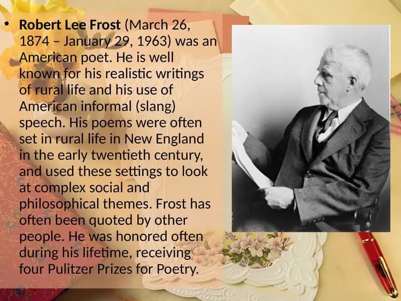 Robert Lee Frost