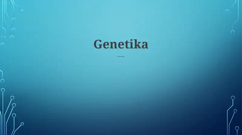 Genetika