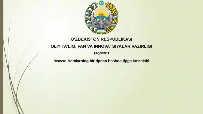 O'zgaruvchilarni turga o'tkazish (casting)