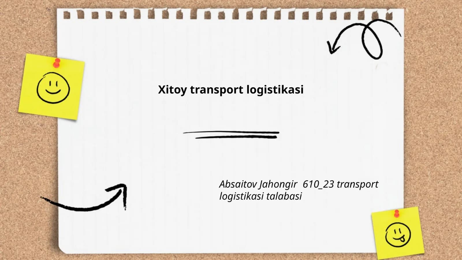 Xitoy transport logistikasi