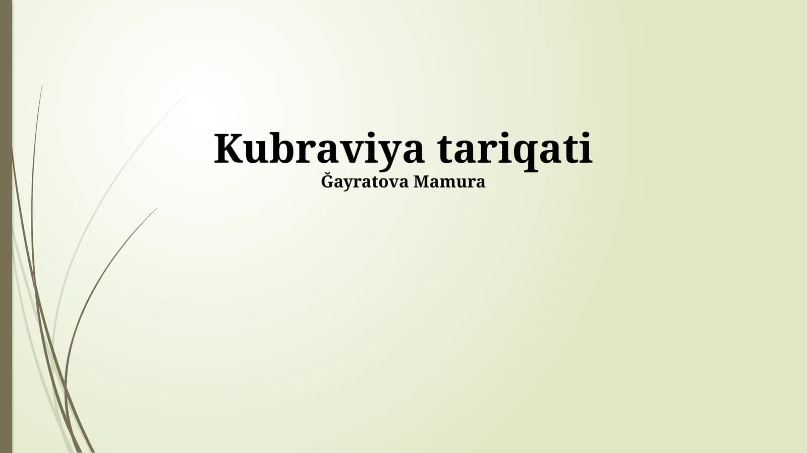 Kubraviya tariqati