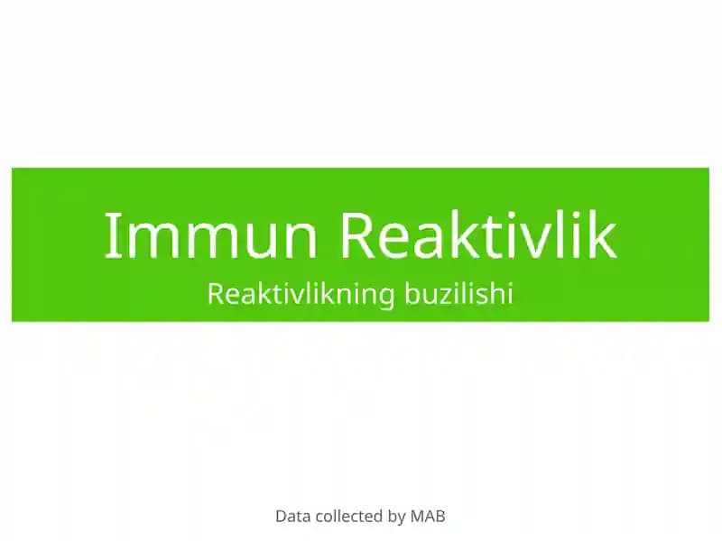 Immun Reaktivlik