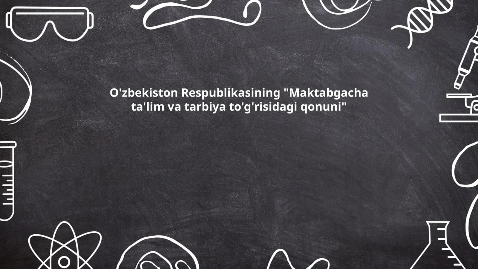 Maktabgacha ta'lim va tarbiya