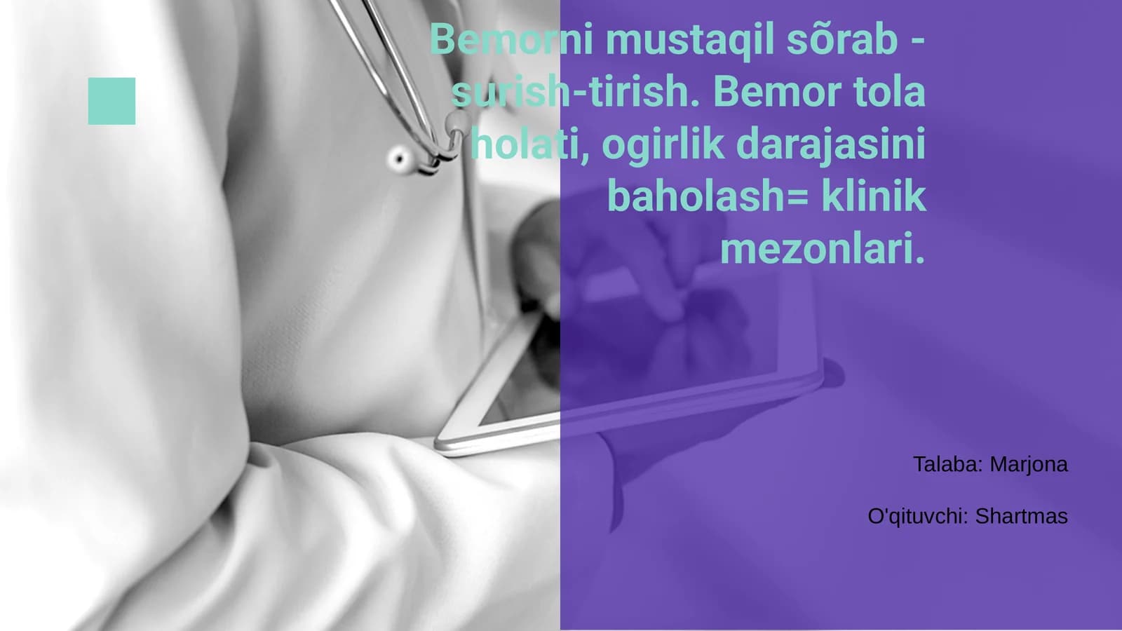 Bemorni mustaqil sõrab - surish-tirish