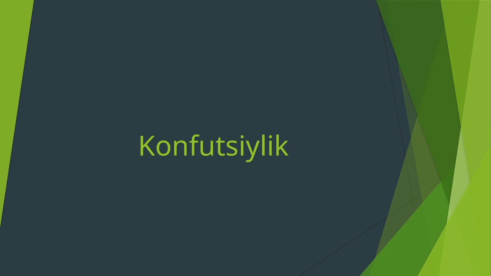Konfutsiylik
