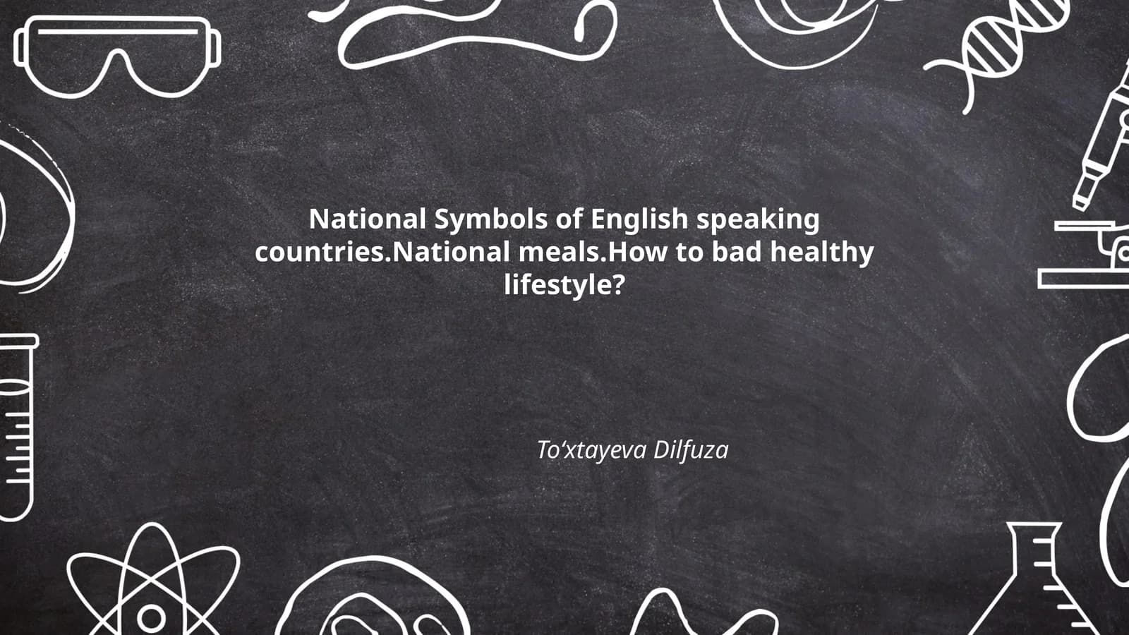 National Symbols of English speaking countries
