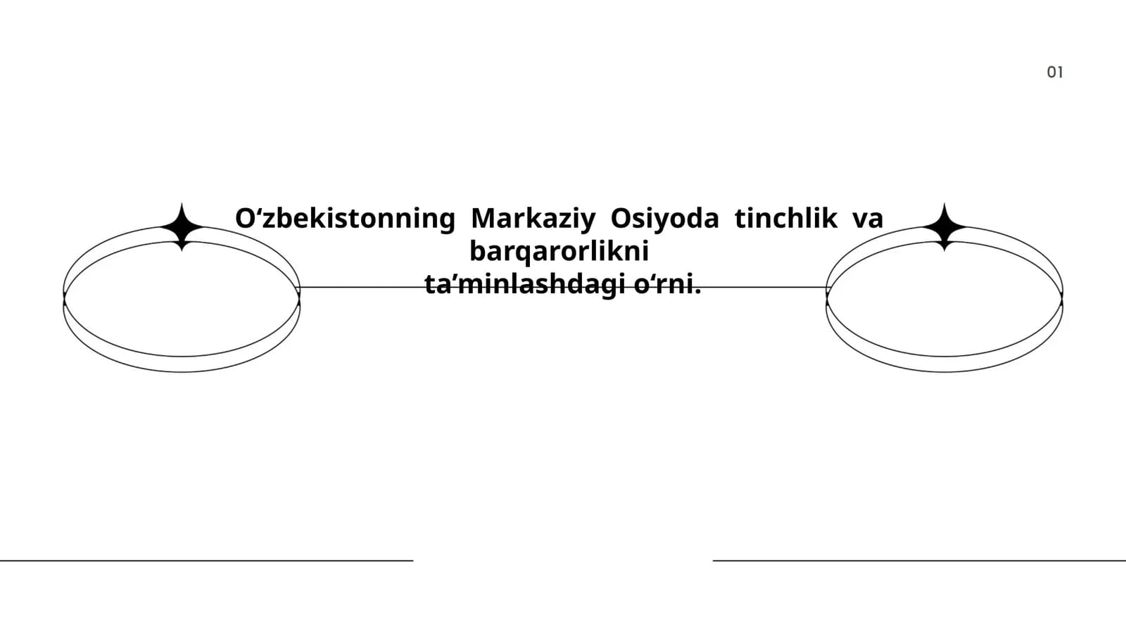 O‘zbekistonning Markaziy Osiyoda tinchlik va barqarorlikni ta’minlashdagi o‘rni