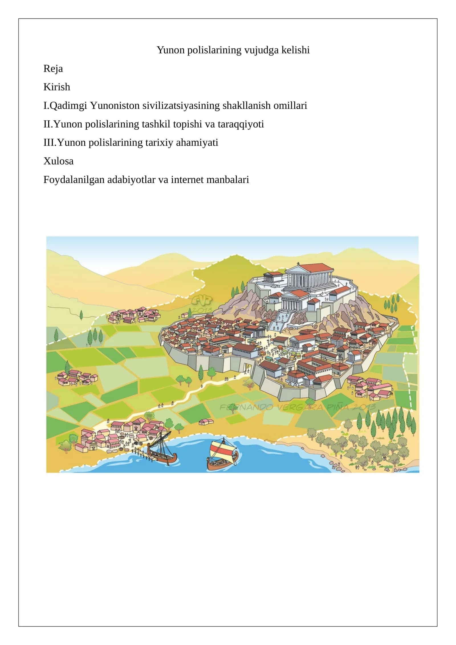Yunon polislarining vujudga kelishi