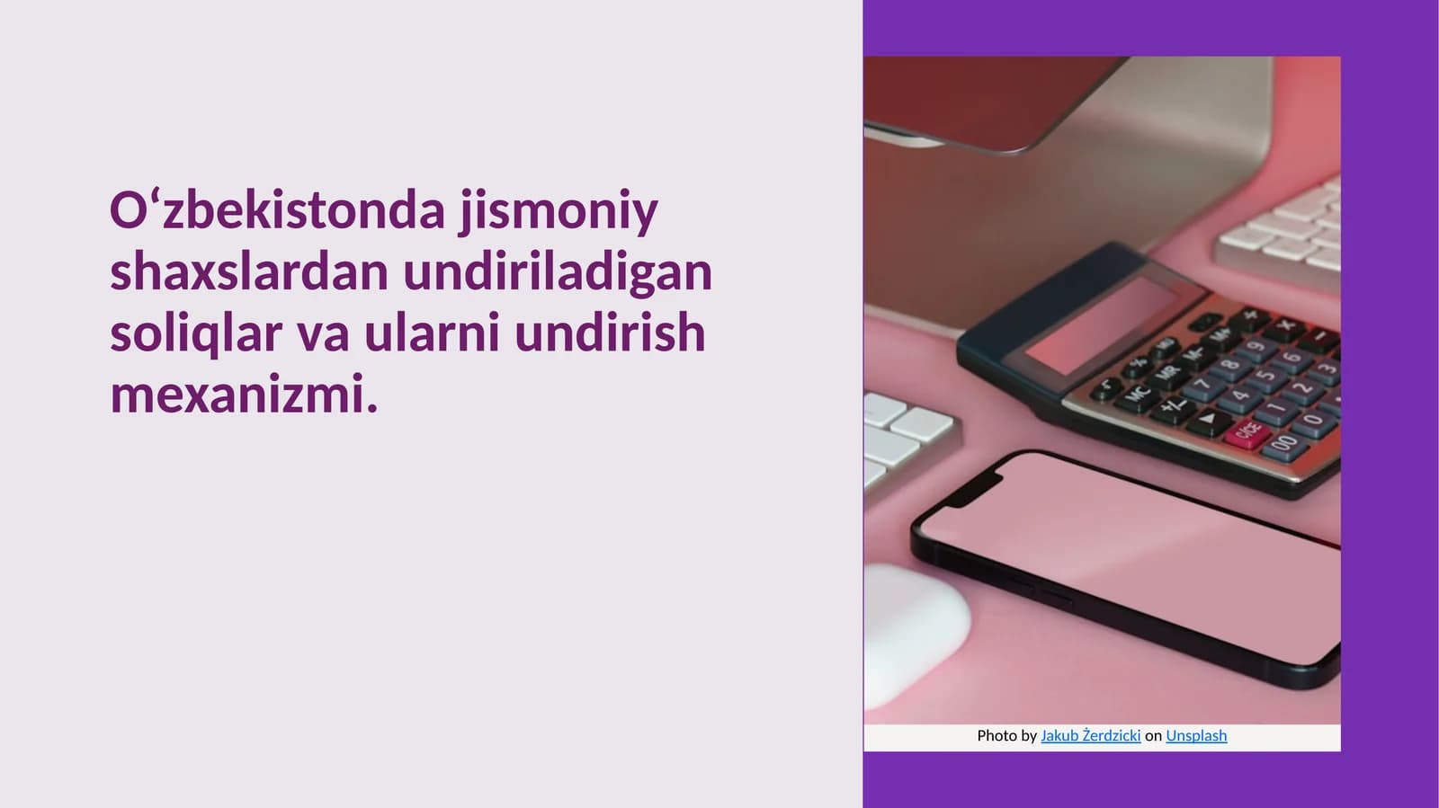 Soliqlar va ularni undirish mexanizmi