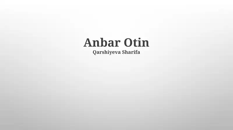 Anbar Otin