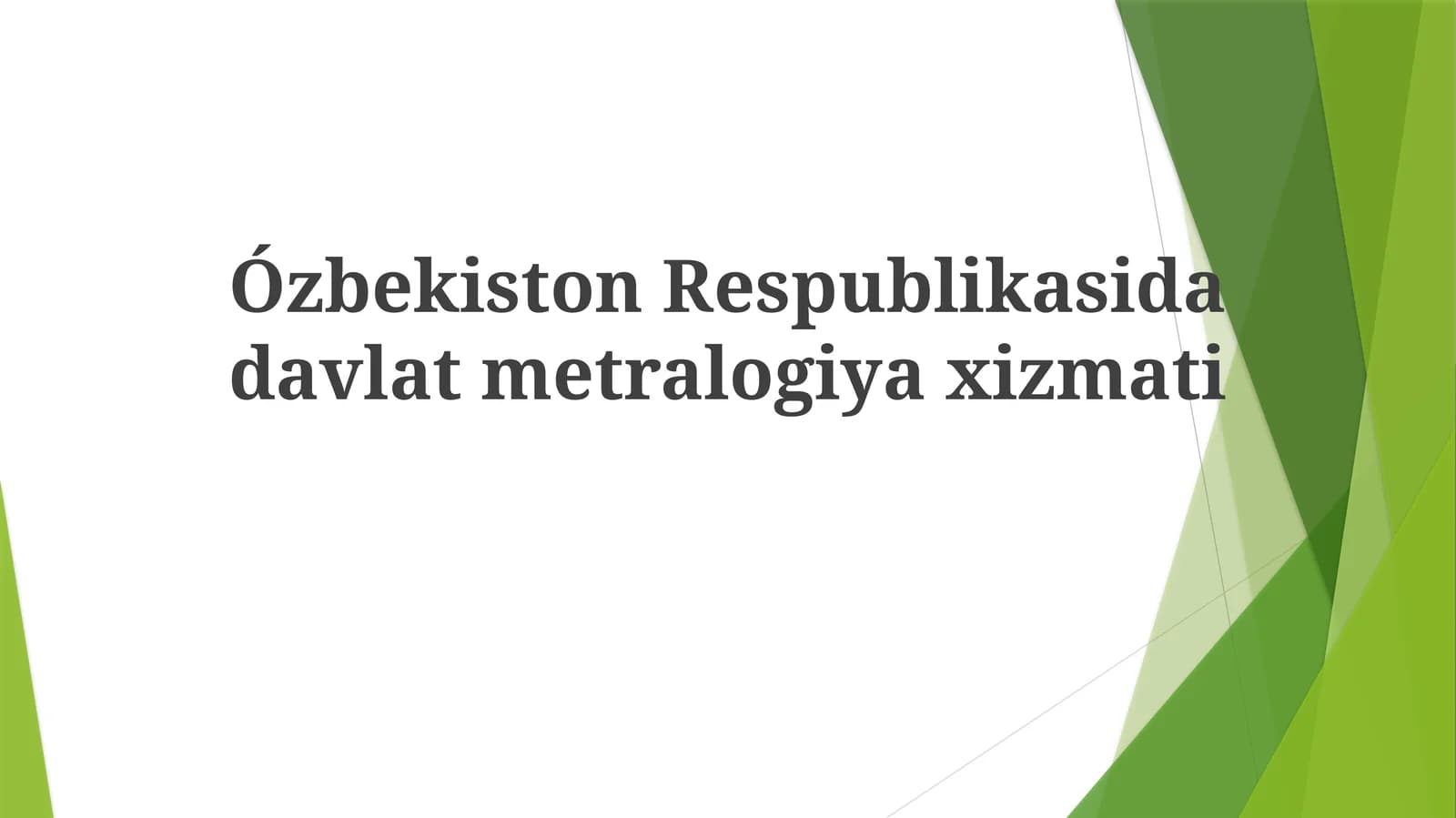 Davlat Metrologiya Xizmati