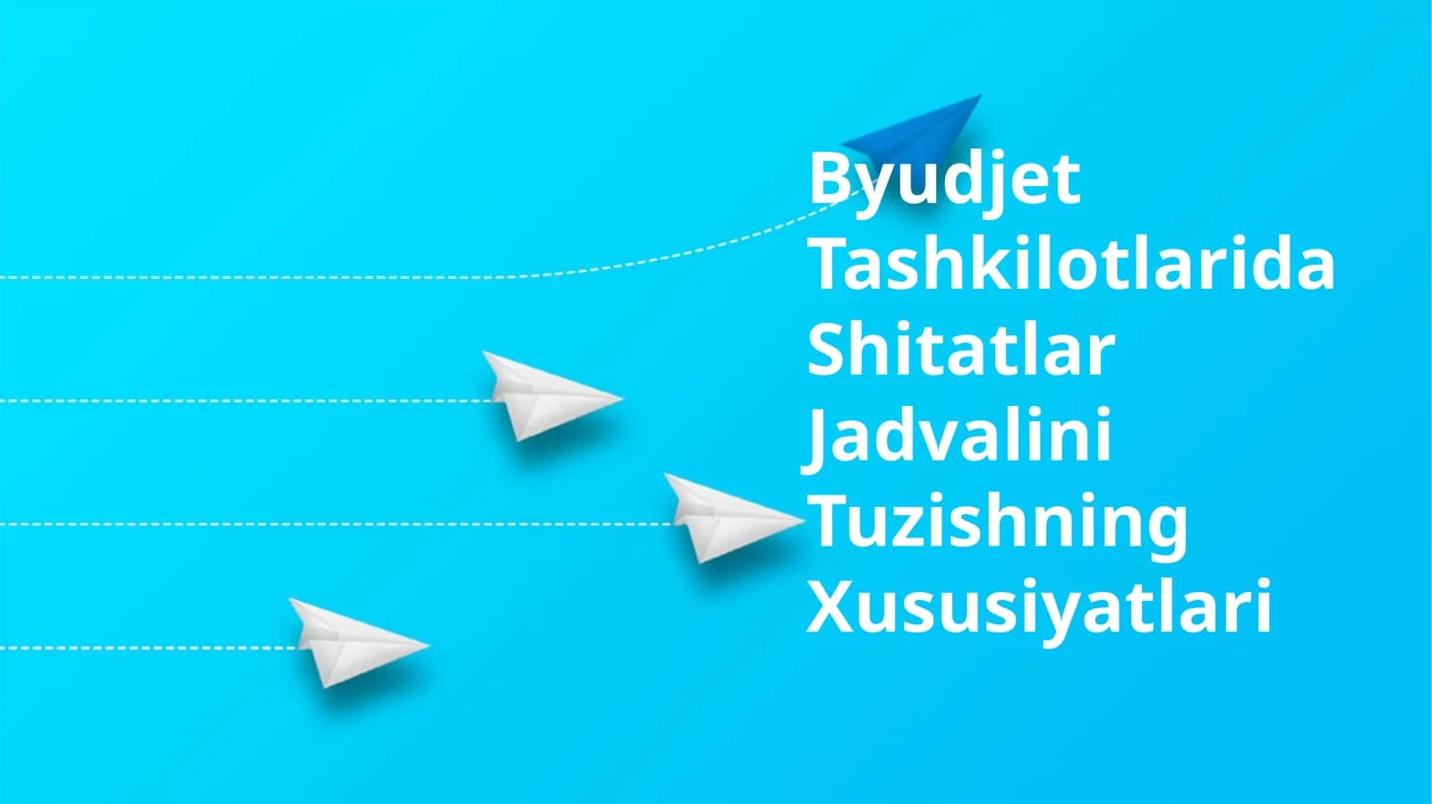Byudjet Tashkilotlarida Shitatlar Jadvalini Tuzishning Xususiyatlari