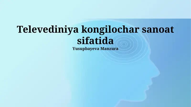 Televideniye sanoati: Tarix, tuzilma va ta'sir