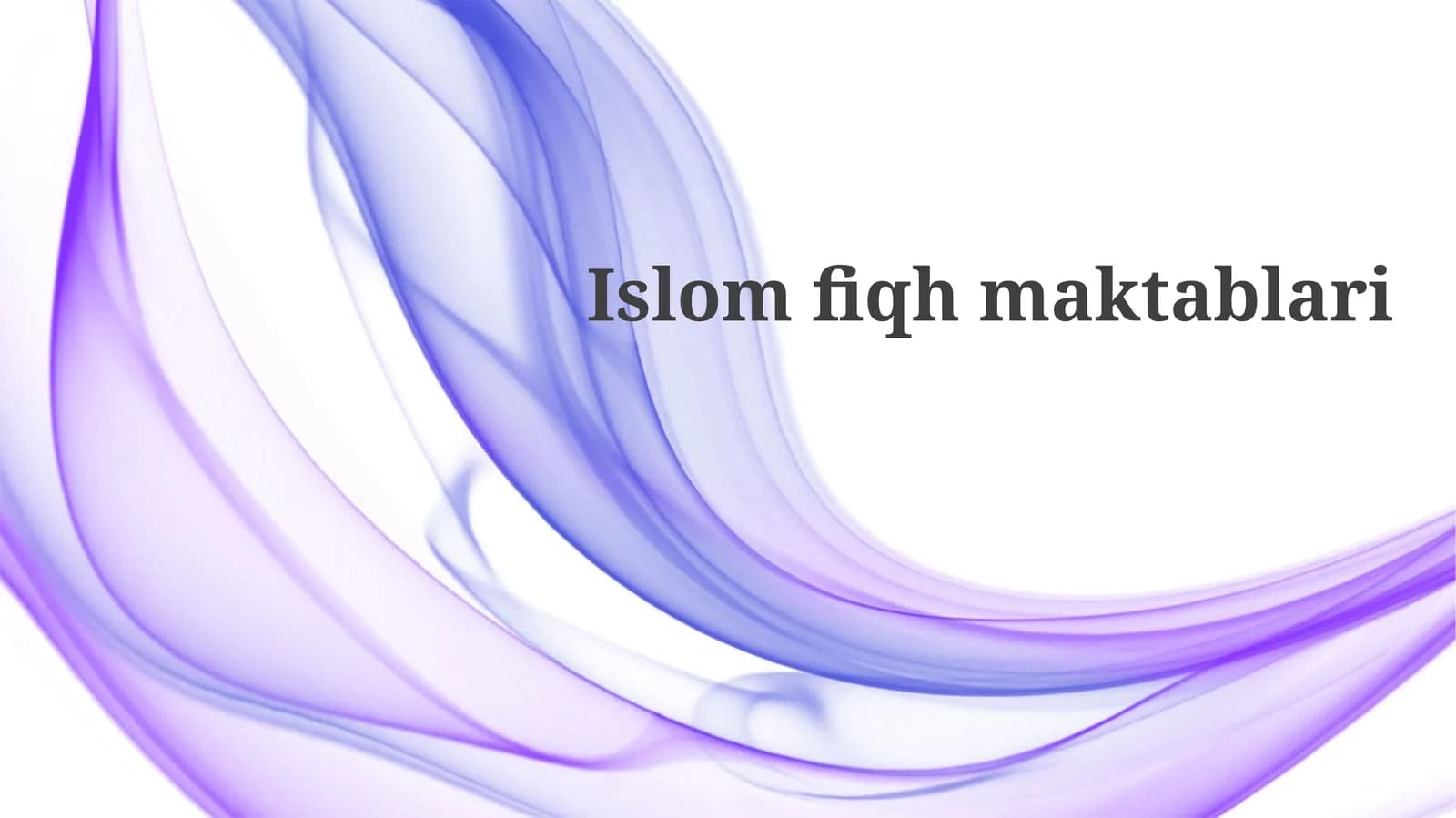 To'rt asosiy huquqshunoslik maktablari