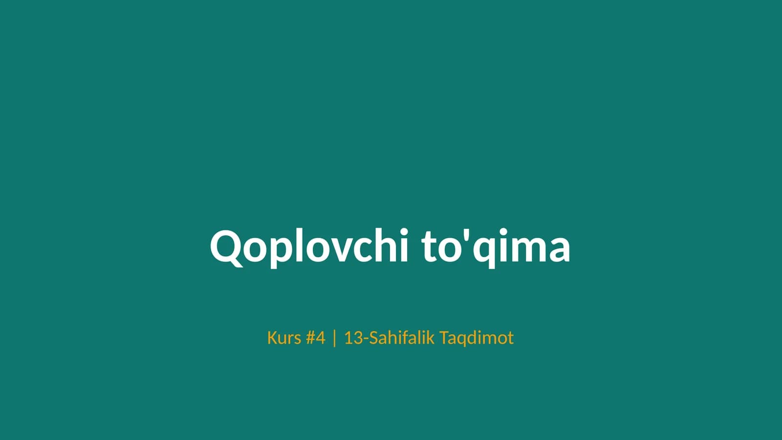 Qoplovchi to'qima