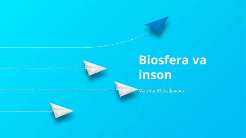 Biosfera va inson