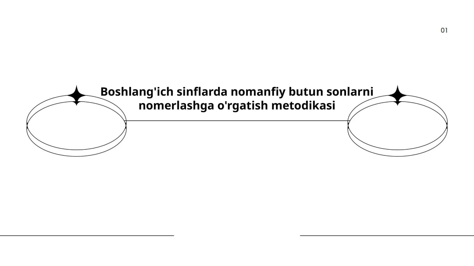 Boshlang'ich sinflarda nomanfiy butun sonlarni nomerlashga o'rgatish metodikasi