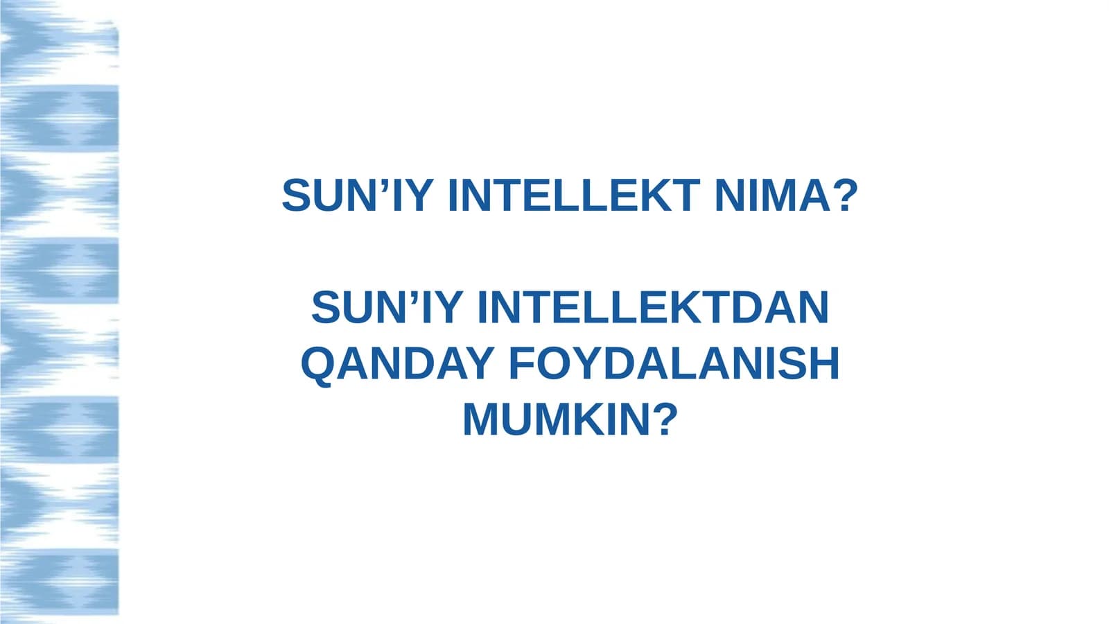 Sun’iy intellekt