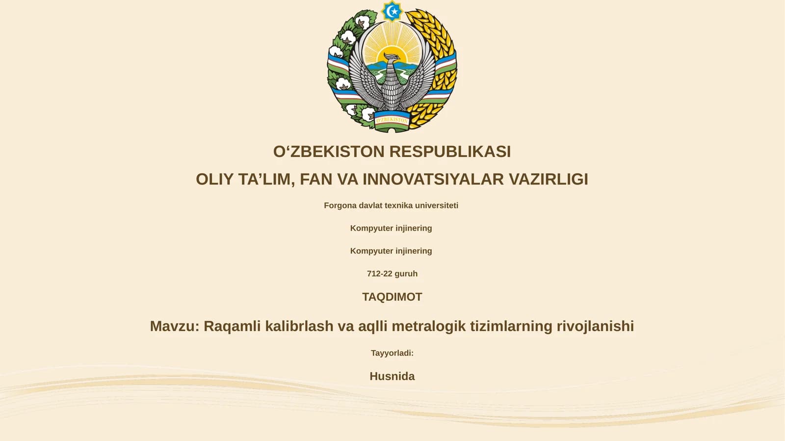 Raqamli kalibrlash va aqlli metralogik tizimlarning rivojlanishi