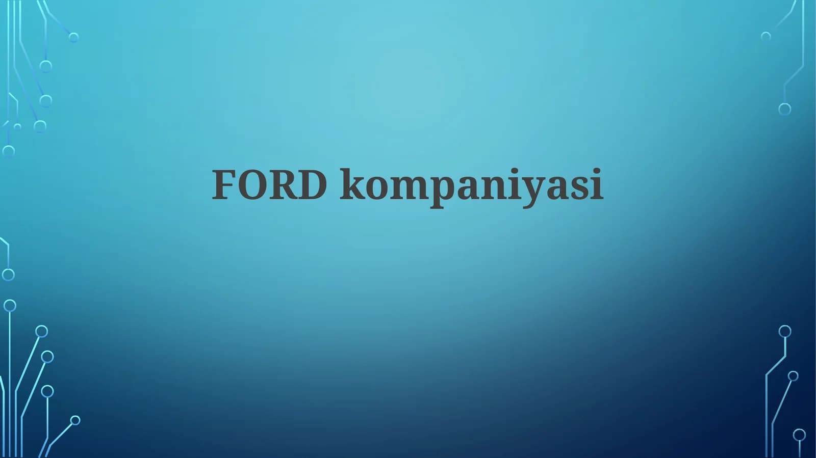 Fordkompaniyasi