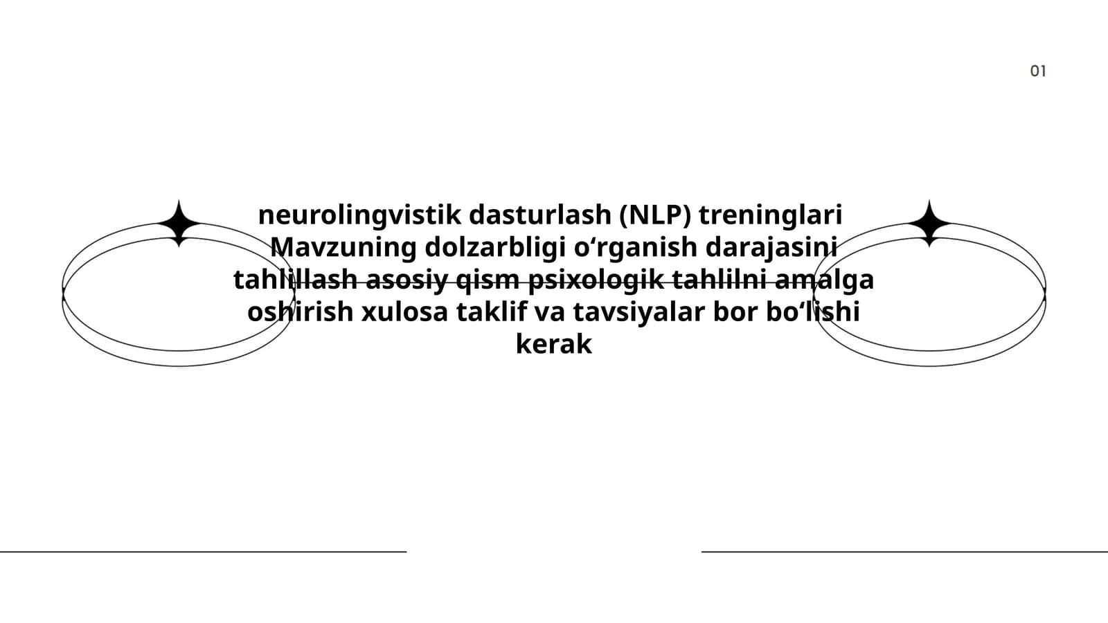 neurolingvistik dasturlash (NLP) treninglari