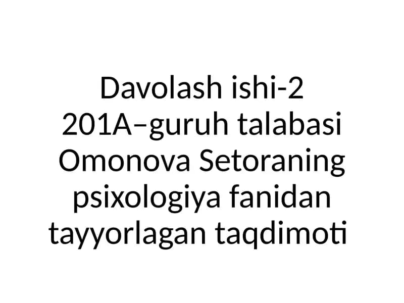 Ta'lim oluvchilarga psixologik tasir etish yo'llari ishlar maktab dasturlari bilan bog'liq metodik ishlanma