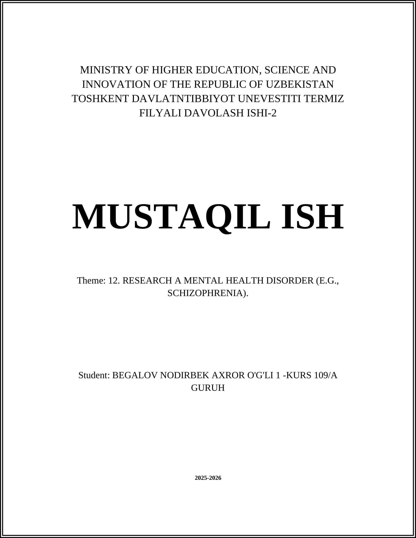 TERMIZ FILYALI DAVOLASH ISHI-2