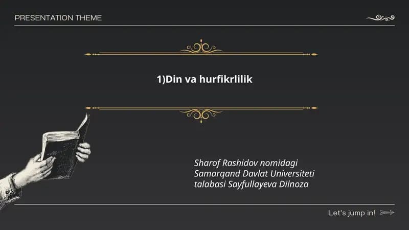 Din va hurfikrlilik