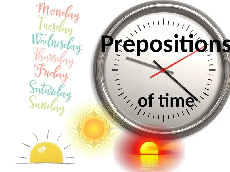 Prepositions of time