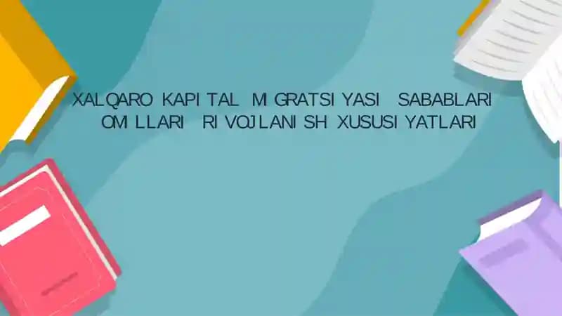 Xalqaro kapital migratsiyasi