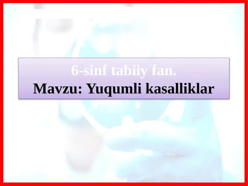 Yuqumlik asalliklar