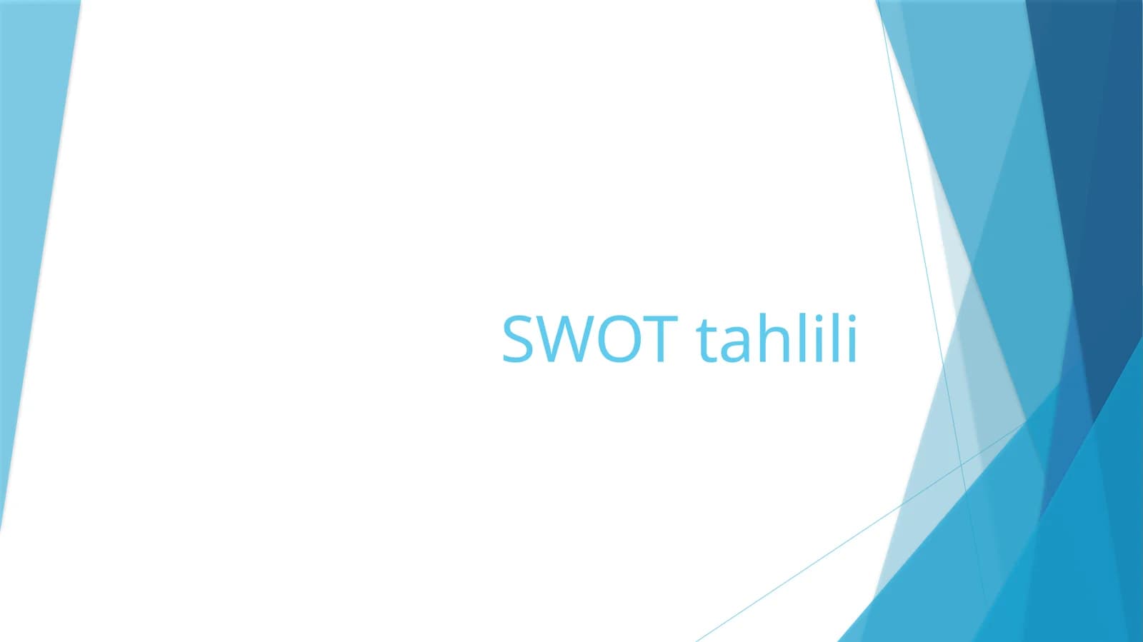 SWOTtahlili