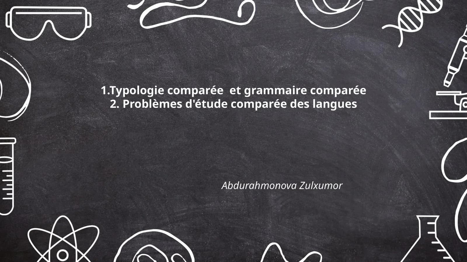 Typologie comparée et grammaire comparée