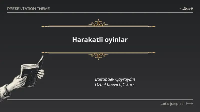 Harakatli oyinlar