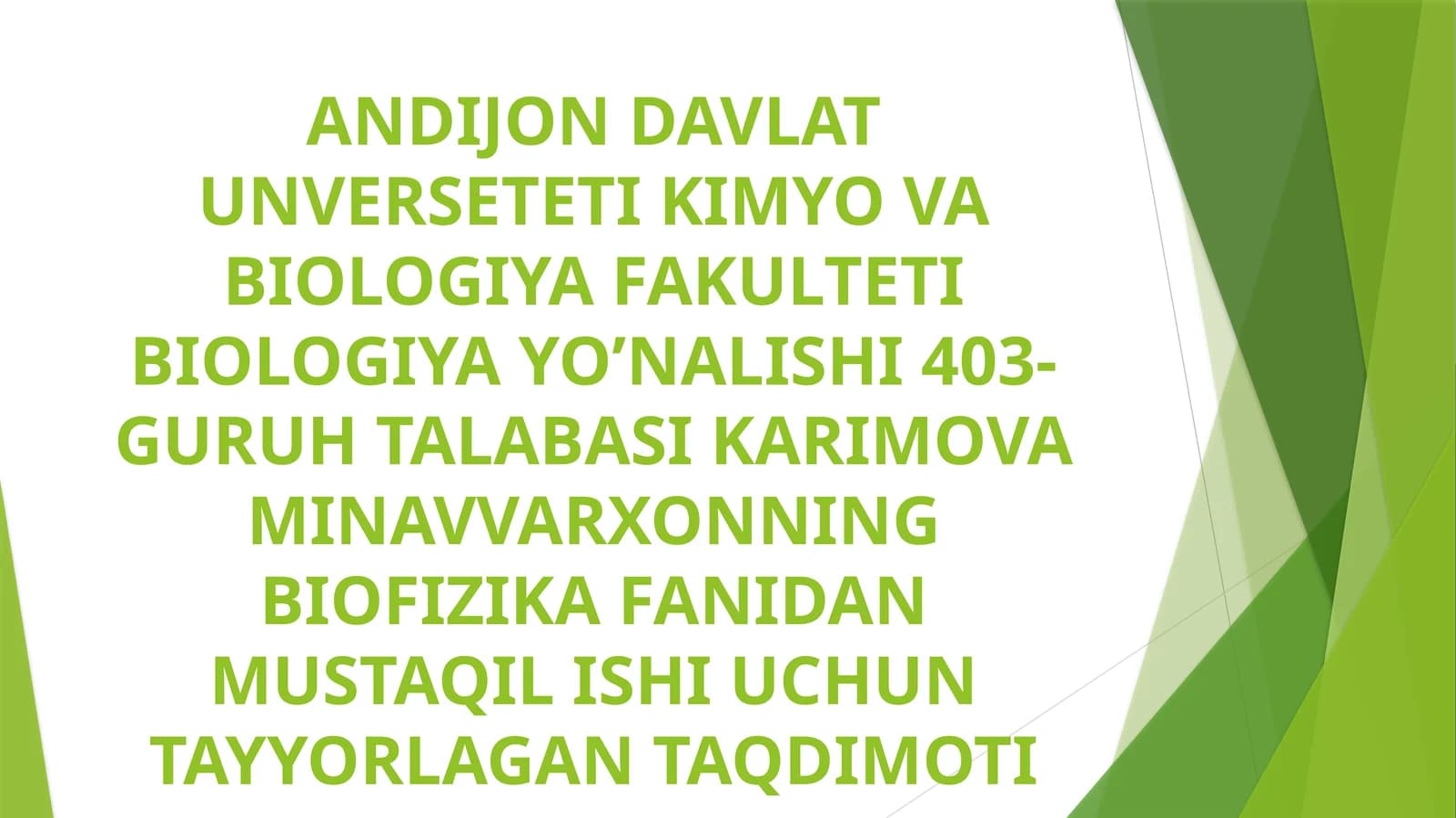 ODDIY FERMENTLAR JARAYONLARNING KENETIKASI.MICHAELIS TENGLAMASI VA UNING O’ZGARTIRILGAN SHAKLLARI