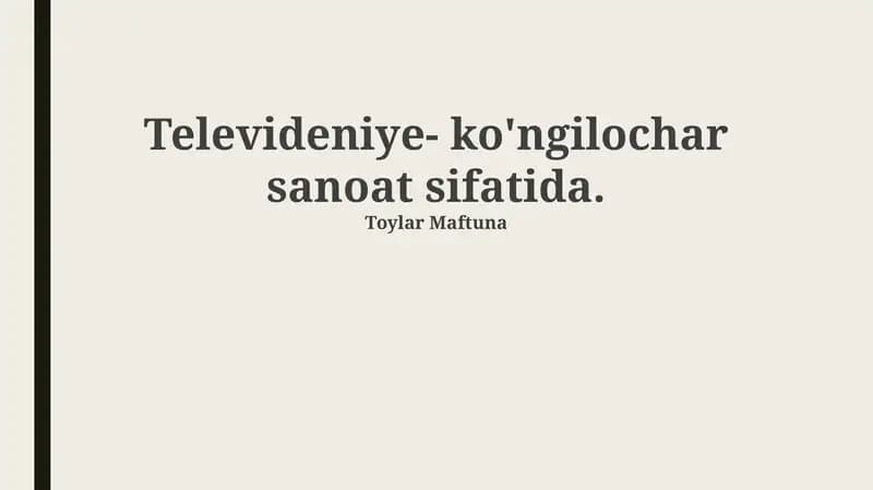 Televideniye sanoati
